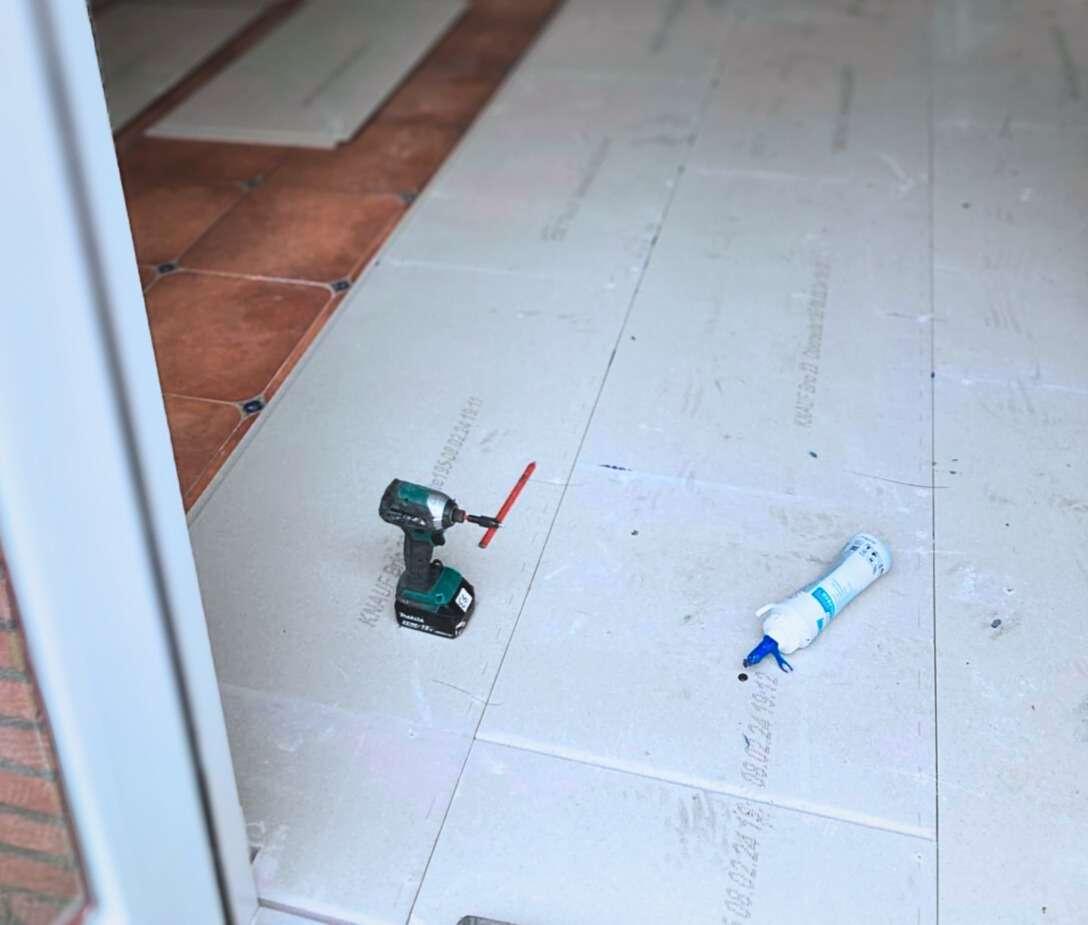 Ondervloer aanleggen knauf brio 2